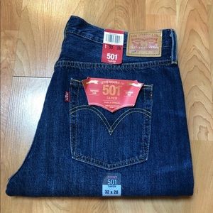 Women’s Levi’s 501 Taper Jeans 32x28 MSRP $98